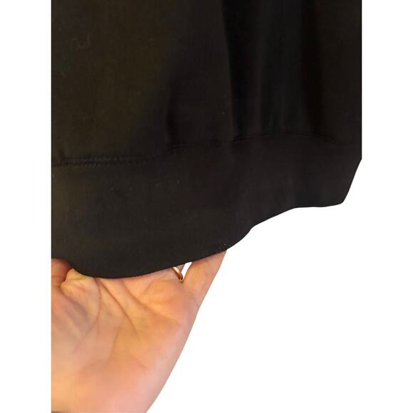 Karen Kane Petites Black Sequin Sleeves Chic Top Size MP - Picture 5 of 8